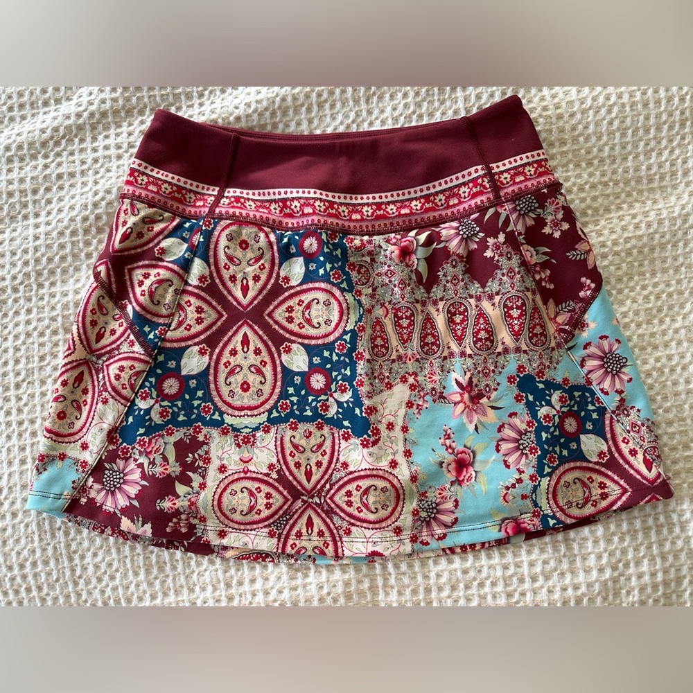 Johnny Was Active Floral Patchwork Two-Piece Set … - image 3